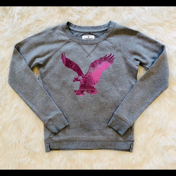 American Eagle Outfitters Tops - American Eagle Outfitters gray sweatshirt size XS